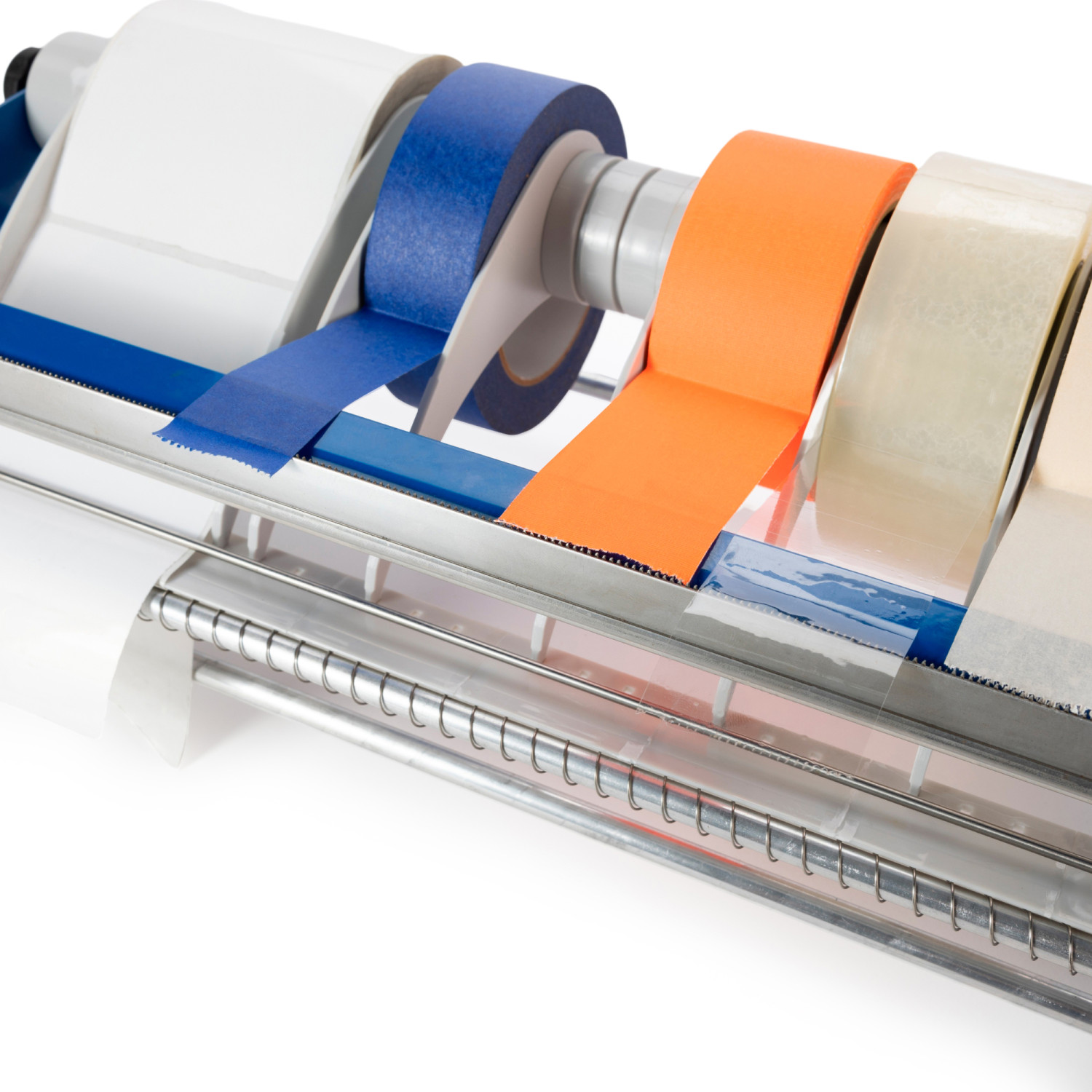 18" Manual Label and Tape Dispenser, 2" and Up Core Size, Adjustable Roll Width 18" Manual Label and Tape Dispenser, 2" and Up Core Size, Adjustable Roll Width 2